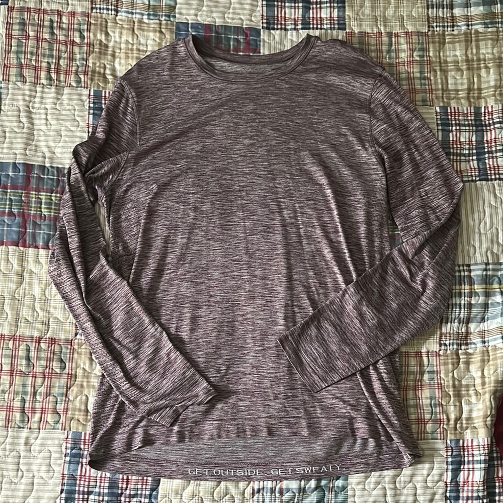 Lululemon Heathered Long Sleeve Top
